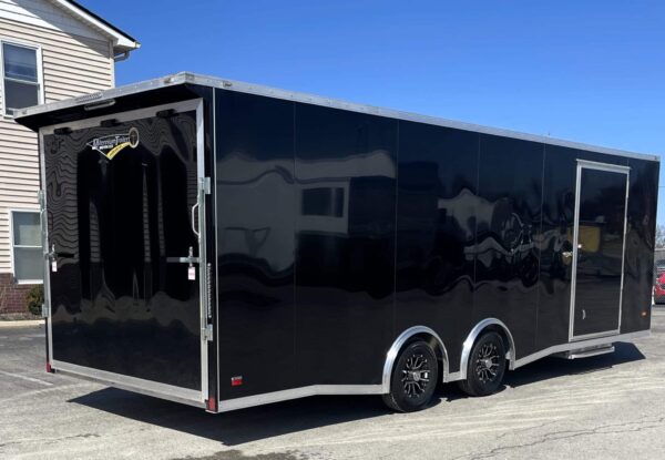 Enclosed Car Hauler 2025 24′ Aluminum Blaze w/Torsion Spread Axles, Alum Wheels, Finished Interior & More! #9338 - Image 6