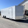 Enclosed Car Hauler 2025 26′ Aluminum Blaze Cabinets, Flooring, Alum Wheels, Spread Torsion Axles & More! #8637 - Image 2