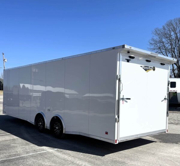 Enclosed Car Hauler 2025 26′ Aluminum Blaze Cabinets, Flooring, Alum Wheels, Spread Torsion Axles & More! #8637 - Image 7