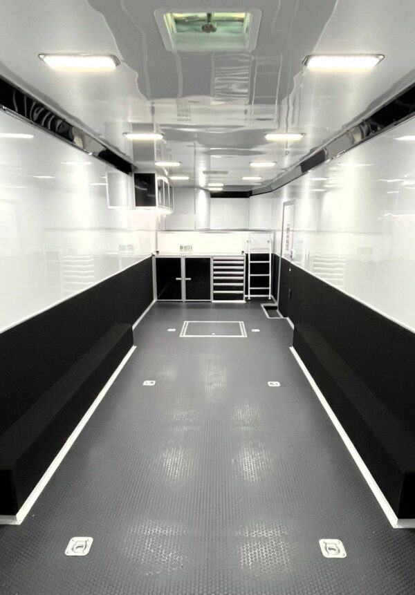 Enclosed Gooseneck Trailer 2025 40′ Icon Performance Car Hauler w/Upgraded C-Tech Toolbox #8688 - Image 3