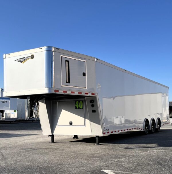 Enclosed Gooseneck Trailer 2025 40′ Icon Performance Car Hauler w/Upgraded C-Tech Toolbox #8688 - Image 5