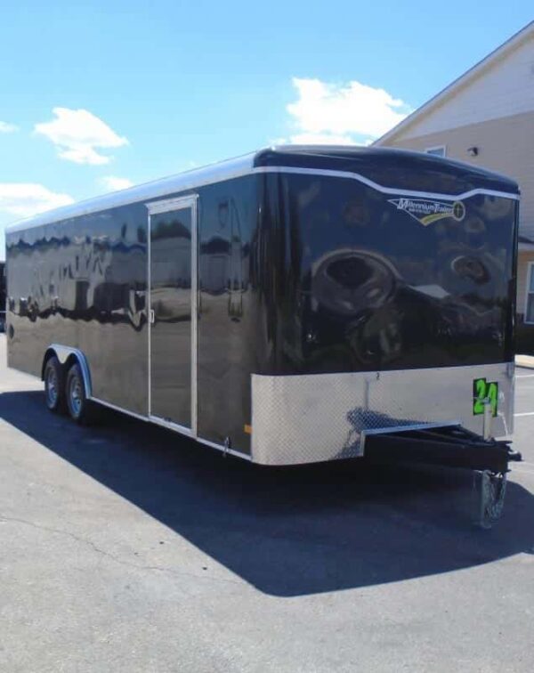 Enclosed Car Trailer 2024 24′ Ramp Door & D-Rings #8709