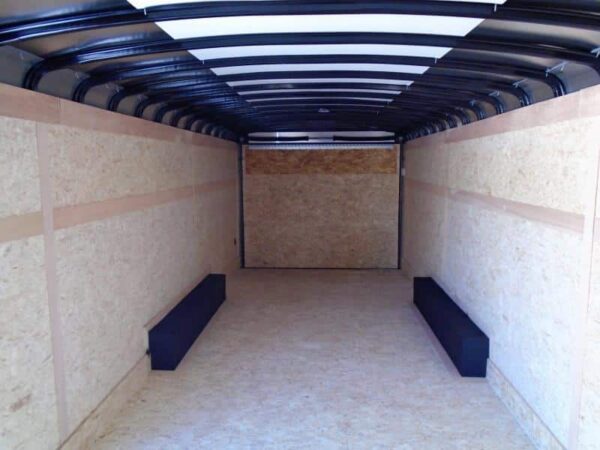 Enclosed Car Trailer 2024 24′ Ramp Door & D-Rings #8709 - Image 3
