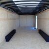 Enclosed Car Trailer 2024 24′ Ramp Door & D-Rings #8709 - Image 4
