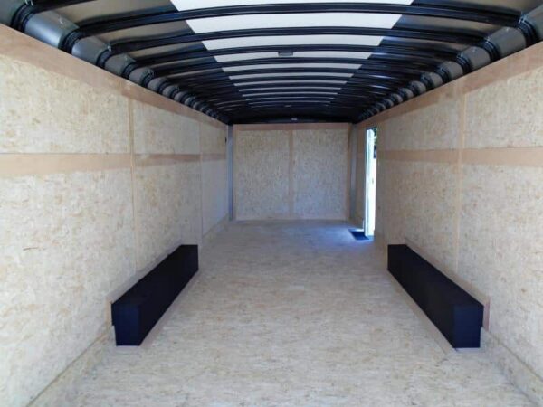 Enclosed Car Trailer 2024 24′ Ramp Door & D-Rings #8709 - Image 4