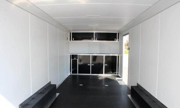 Enclosed Car Hauler 2024 24′ Heat Finished 7′ Interior/Rear Wing & More #8643 - Image 3