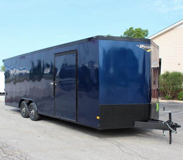 Enclosed Car Hauler 2024 24′ Heat Finished 7′ Interior/Rear Wing & More #8643 - Image 5