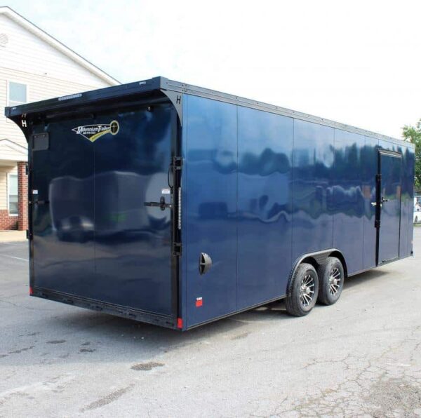 Enclosed Car Hauler 2024 24′ Heat Finished 7′ Interior/Rear Wing & More #8643 - Image 6