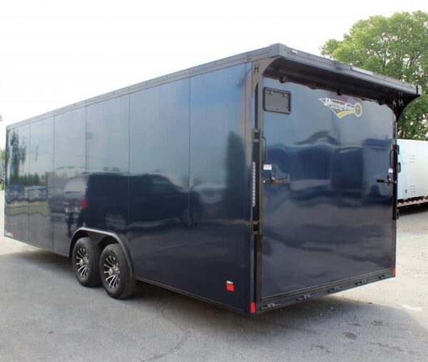 Enclosed Car Hauler 2024 24′ Heat Finished 7′ Interior/Rear Wing & More #8643 - Image 7