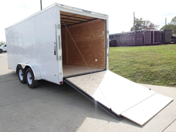 7x16 Enclosed Trailer with Electrical Package (2) 5200lb Axles - Image 7