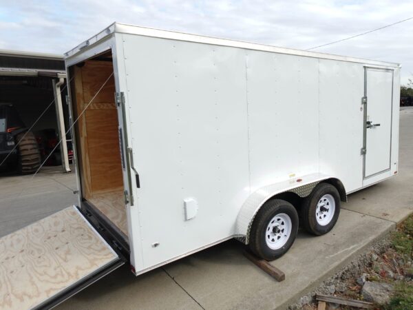 7x16 Enclosed Trailer with Electrical Package (2) 5200lb Axles - Image 8