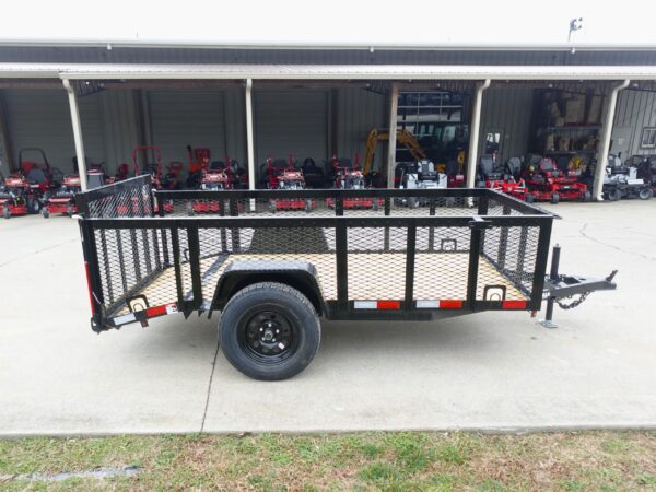 5x10 Dovetail Utility Trailer 2ft Mesh 3500lb Axle - Image 9