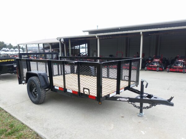 5x10 Dovetail Utility Trailer 2ft Mesh 3500lb Axle - Image 10