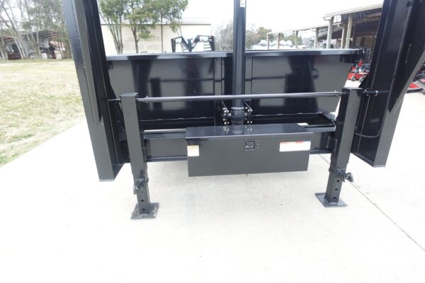 7x16 Gorilla Telescopic Gooseneck IBeam Dump Trailer 2ft Sides (2) 7K Axles - Image 11