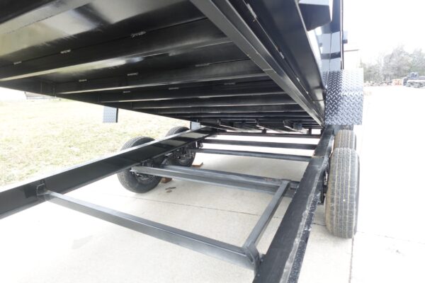 7x16 Gorilla Telescopic Gooseneck IBeam Dump Trailer 2ft Sides (2) 7K Axles - Image 17