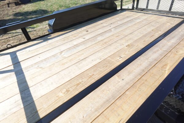 6'4" x 12 Double Axle Utility Trailer Powder Coated Dovetail (2) 3500lb Axles - Image 6