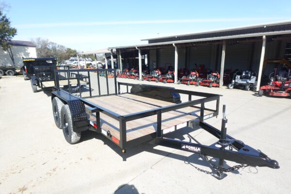 6'4" x 12 Double Axle Utility Trailer Powder Coated Dovetail (2) 3500lb Axles - Image 12