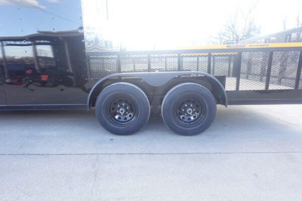 7x18 Black with Blackout Hybrid Enclosed Trailer (2) 7K Axles Storage 50 Amp Elec - Image 5