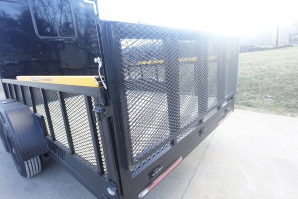 7x18 Black with Blackout Hybrid Enclosed Trailer (2) 7K Axles Storage 50 Amp Elec - Image 10
