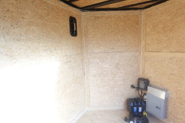 7x18 Black with Blackout Hybrid Enclosed Trailer (2) 7K Axles Storage 50 Amp Elec - Image 23