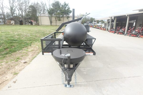 250 Gal Smoker Single Door with Counter Weight and Charkettle - Image 18