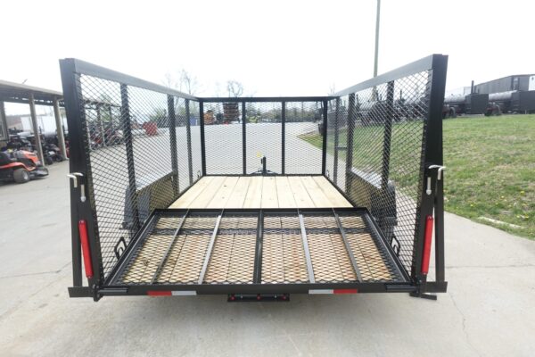 6.4x10 Utility Trailer with 4ft Mesh Sides (2) 3500lb Axle Dovetail - Image 6