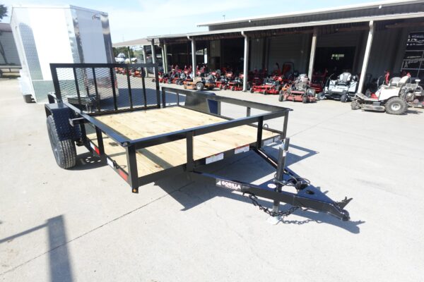 6' 4" x 10 Utility Trailer Dovetail Powder Coated 3,500lb Axle - Image 2