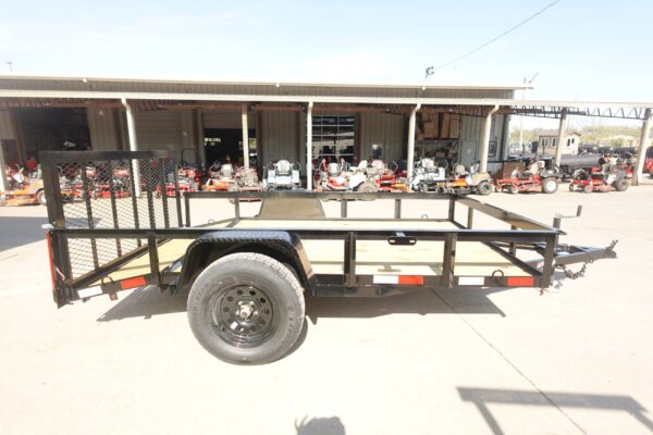 6' 4" x 10 Utility Trailer Dovetail Powder Coated 3,500lb Axle - Image 4