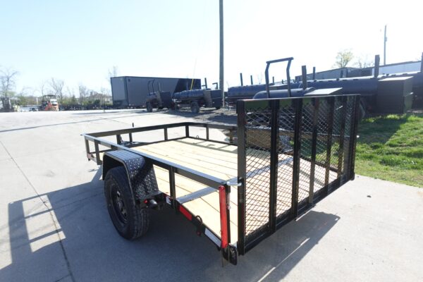6' 4" x 10 Utility Trailer Dovetail Powder Coated 3,500lb Axle - Image 8
