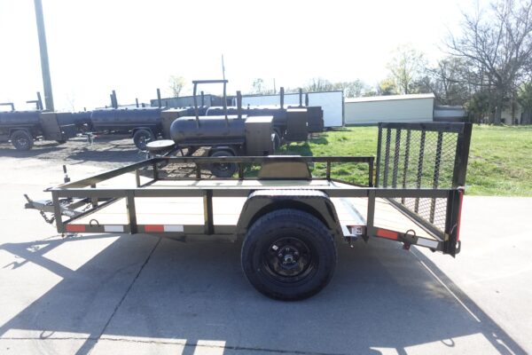 6' 4" x 10 Utility Trailer Dovetail Powder Coated 3,500lb Axle - Image 9