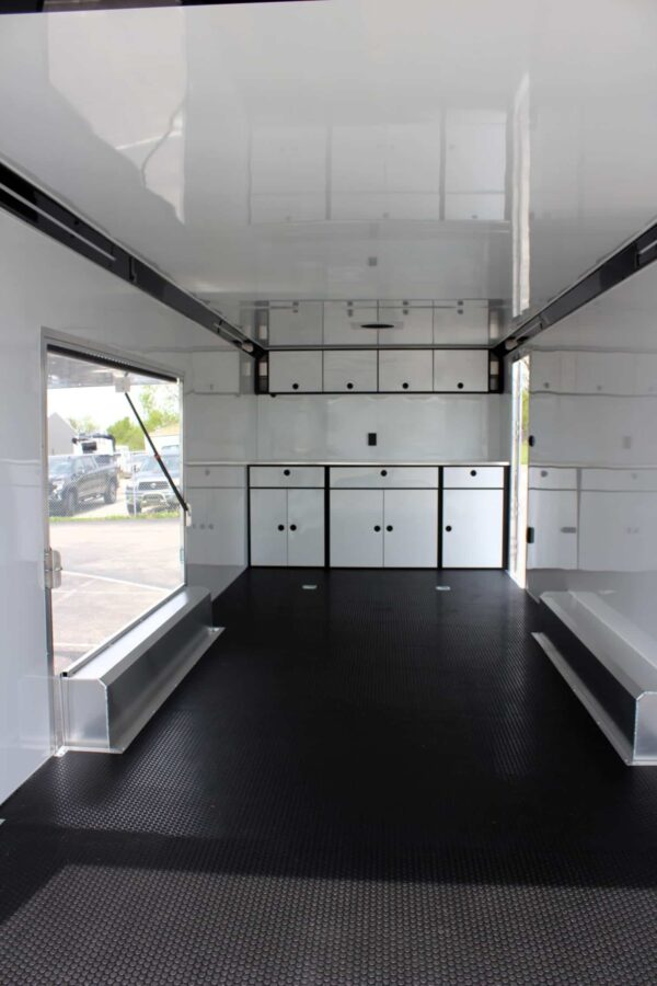 Enclosed ATC Car Trailer 2025 24′ Aluminum ROM 400  Large Escape Door Loaded with Options #4879 - Image 3