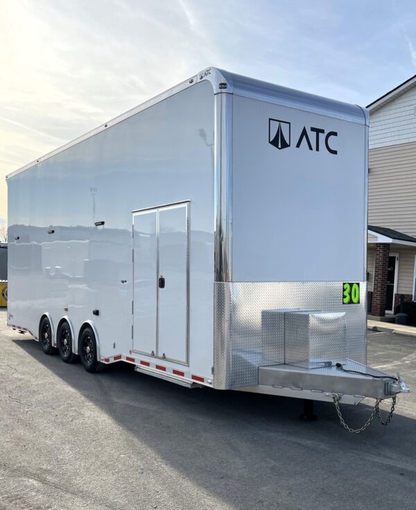 Enclosed ATC Car Trailer 2025 30′ Aluminum Stacker ROM 800 #4003 - Image 5