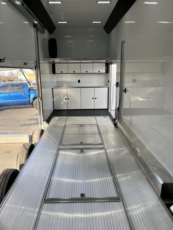 Enclosed ATC Car Trailer 2025 30′ Aluminum Stacker ROM 800 #4003 - Image 3