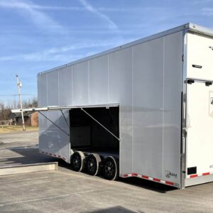 Enclosed ATC Car Trailer 2025 30′ Aluminum Stacker ROM 800 #4003
