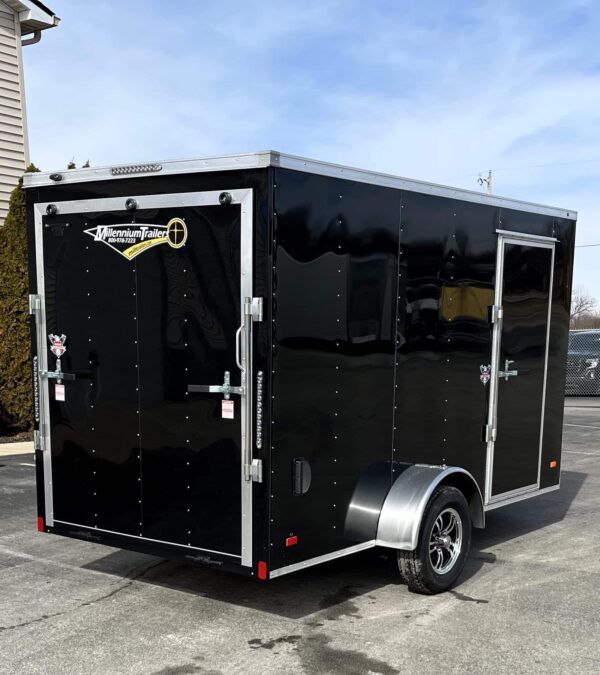 Enclosed Cargo Trailer 2025 6′ X 12′ Hero w/Aluminum Wheels & Ramp Door #8373 - Image 6