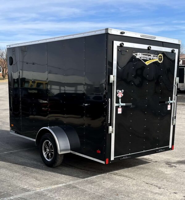 Enclosed Cargo Trailer 2025 6′ X 12′ Hero w/Aluminum Wheels & Ramp Door #8373 - Image 7