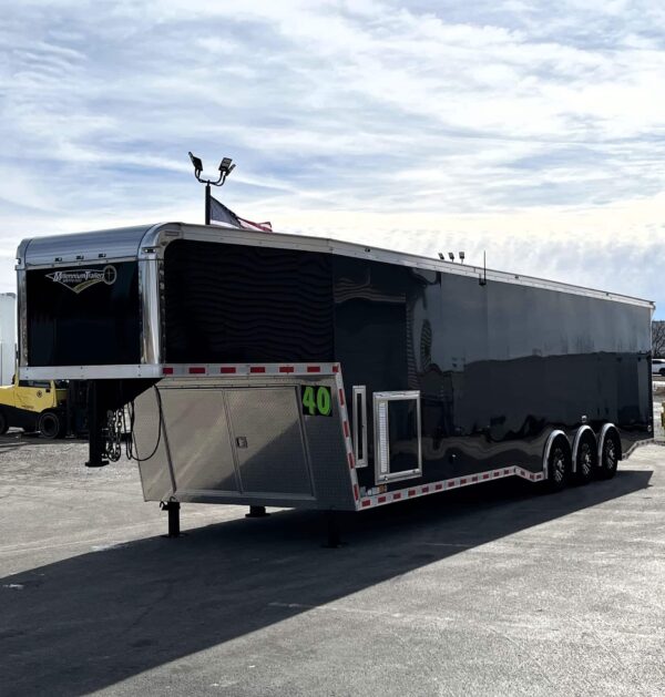Gooseneck Enclosed Trailer 2024 40′ Haulmark Edge Car Hauler #7281 - Image 6