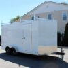 Enclosed Cargo Trailer 2025 7′ X 16′ w/Ladder Racks & 7′ Interior #6927 - Image 5