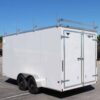 Enclosed Cargo Trailer 2025 7′ X 16′ w/Ladder Racks & 7′ Interior #6927 - Image 7