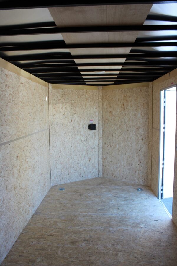 Enclosed Cargo Trailer 2025 7′ X 16′ w/Ladder Racks & 7′ Interior #6927 - Image 3