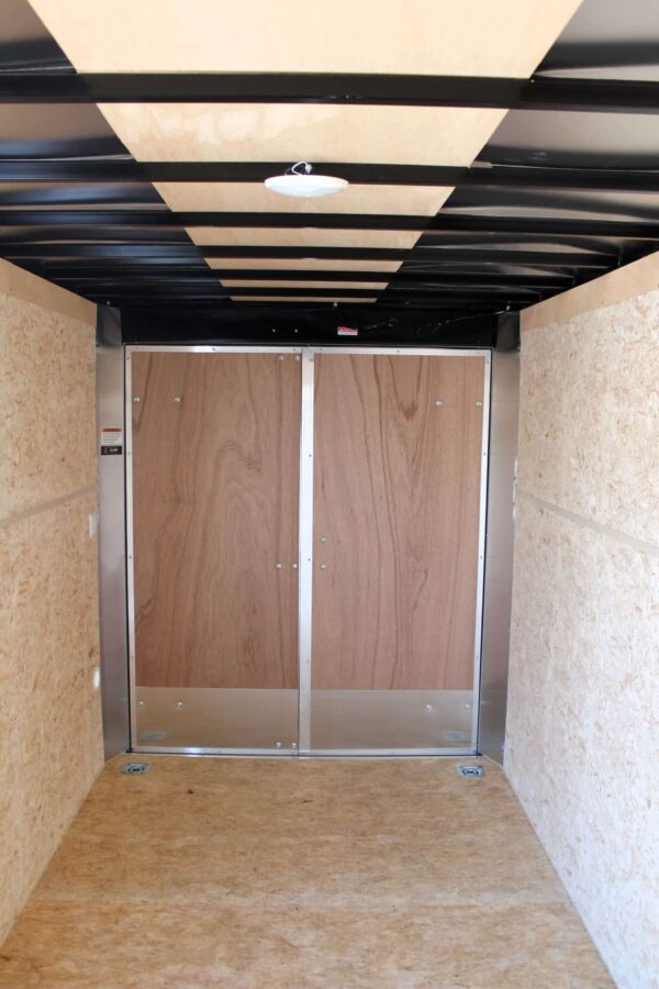Enclosed Cargo Trailers For Sale 2025 6′ X 12′ Double Rear Doors V-Nose #8960 - Image 4