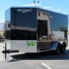 Enclosed Cargo Trailers For Sale 2025 7′ X 14′ Ladder Racks & PolyCor Exterior #8958 - Image 5
