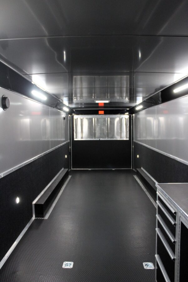 Gooseneck Enclosed Trailer 2024 40′ Haulmark Edge Car Hauler #7281 - Image 5