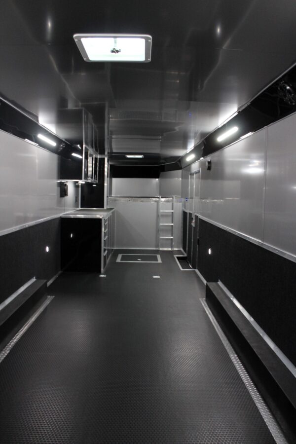 Gooseneck Enclosed Trailer 2024 40′ Haulmark Edge Car Hauler #7281 - Image 3