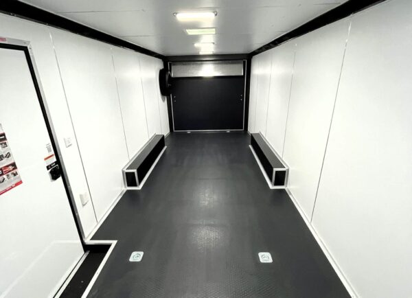 Enclosed Car Hauler 2025 24′ Blaze w/Finished Interior/Aluminum Wheels & Rear Wing #8635 - Image 4