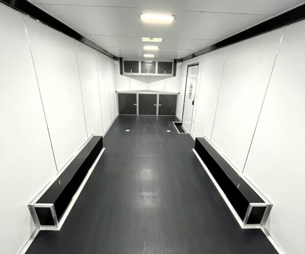 Enclosed Car Hauler 2025 24′ Blaze w/Finished Interior/Aluminum Wheels & Rear Wing #8635 - Image 3