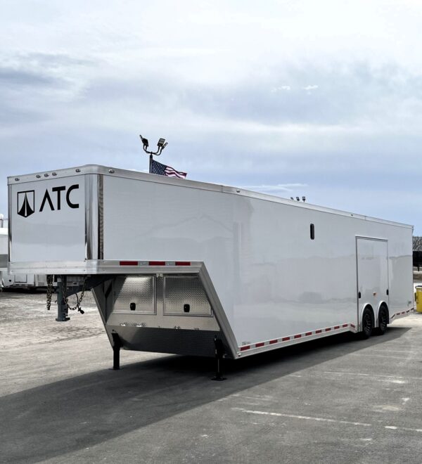 Enclosed ATC Gooseneck Trailer 2025 40′ Aluminum ROM 500 #4897 - Image 6