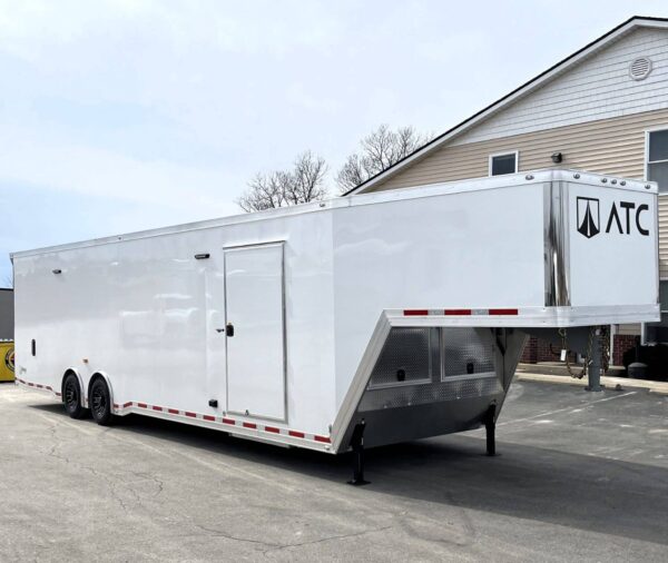 Enclosed ATC Gooseneck Trailer 2025 40′ Aluminum ROM 500 #4897 - Image 5