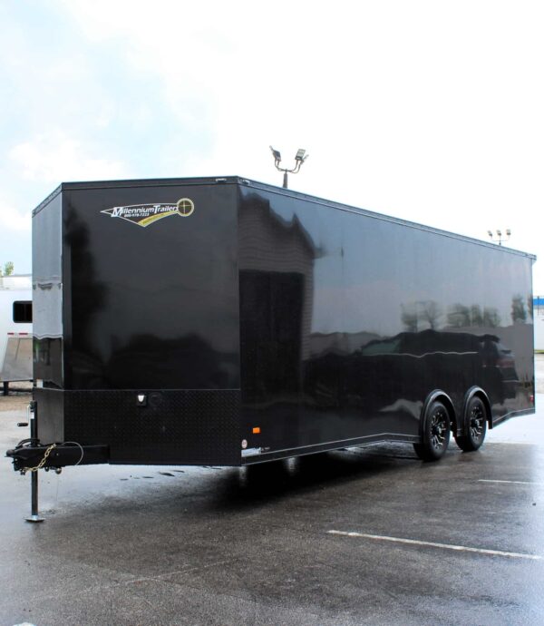 Enclosed Car Hauler 2025 24′ Blaze w/Finished Interior/Aluminum Wheels & Rear Wing #8506 - Image 5