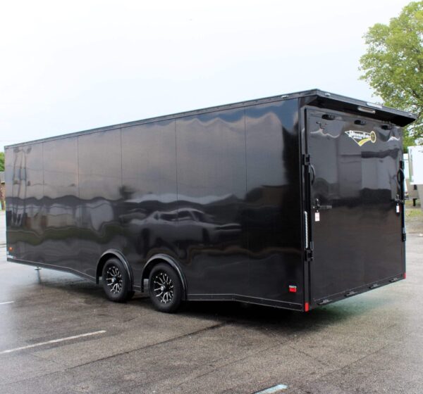 Enclosed Car Hauler 2025 24′ Blaze w/Finished Interior/Aluminum Wheels & Rear Wing #8506 - Image 7